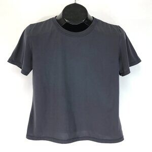 Patagonia Capilene Crew Neck Tee Women's Medium Black Wicking Outdoor Summer Gym